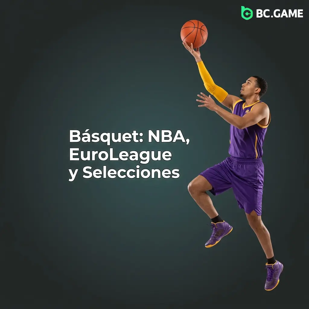 Básquet NBA EuroLeague y selección argentina con mercados de apuestas en BC Game
