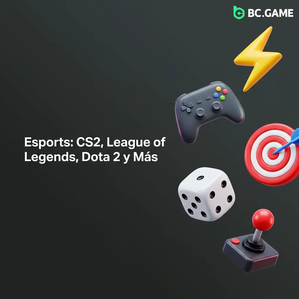 Apuestas esports en BC Game: CS2, League of Legends, Dota 2, Valorant y King of Glory disponibles