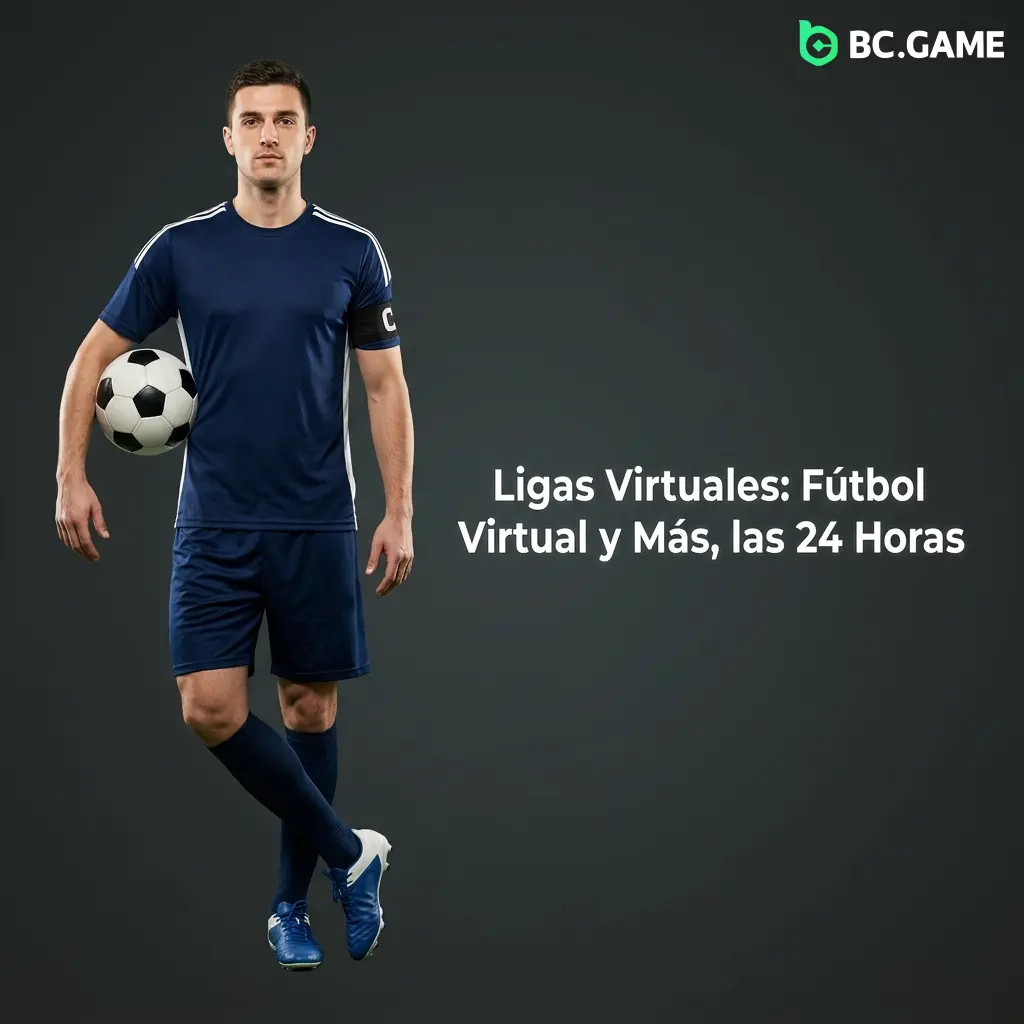 Simulación de fútbol virtual con IA en BC Game, partidos cada 2-3 minutos disponibles las 24 horas