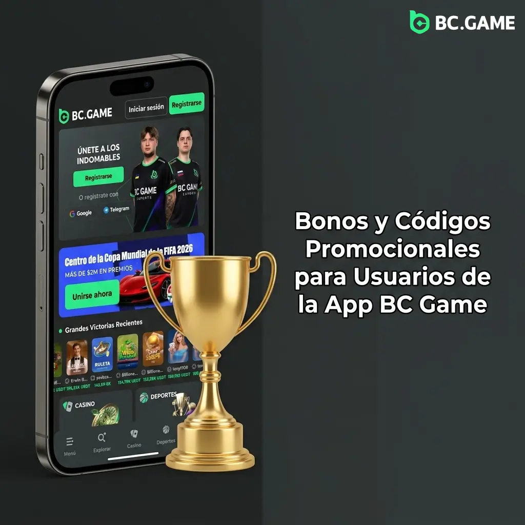 Bonos y códigos promocionales en la app BC Game con rakeback progresivo hasta 500% en los primeros depósitos
