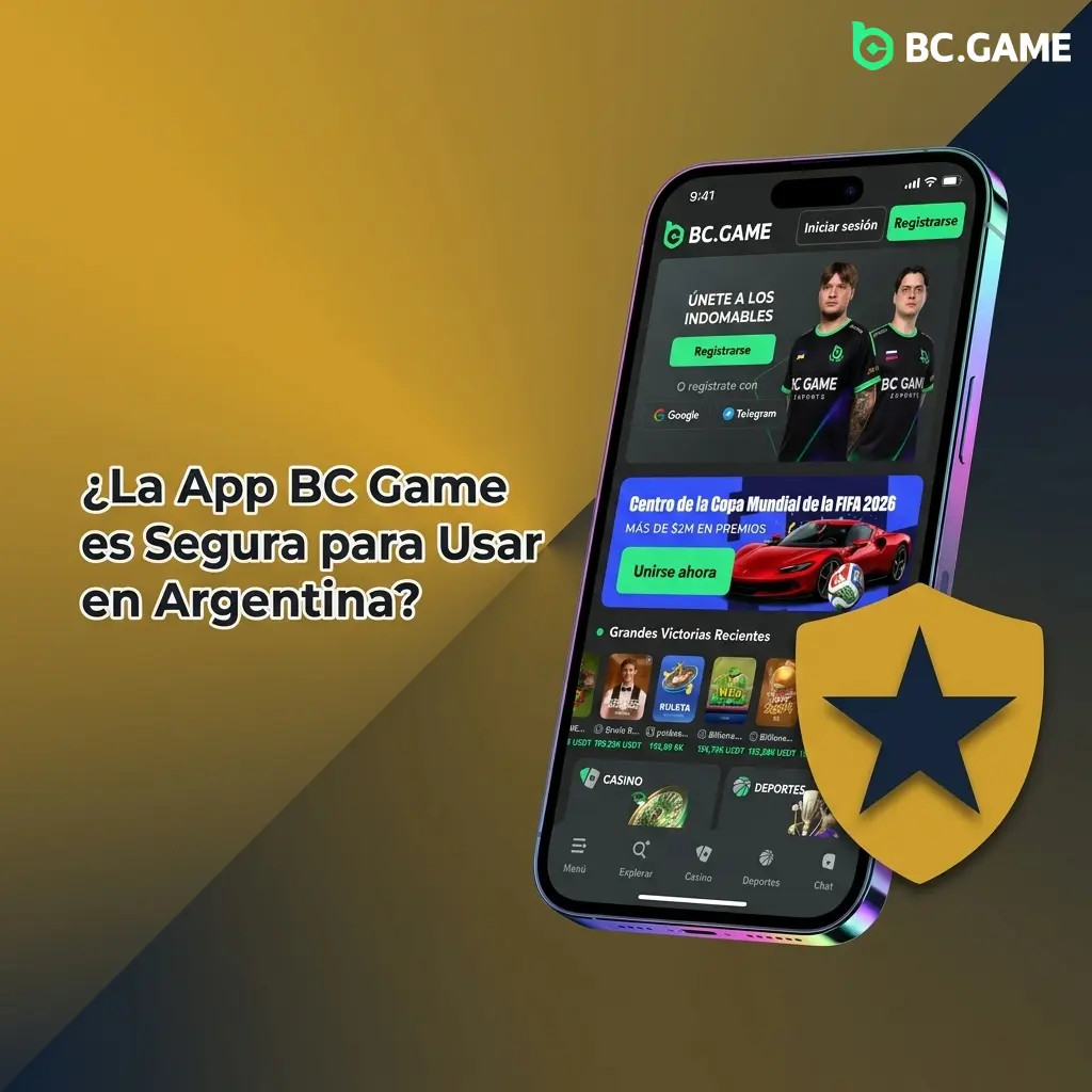 App BC Game segura en Argentina con cifrado SSL 256 bits y licencia de Curaçao para jugadores argentinos