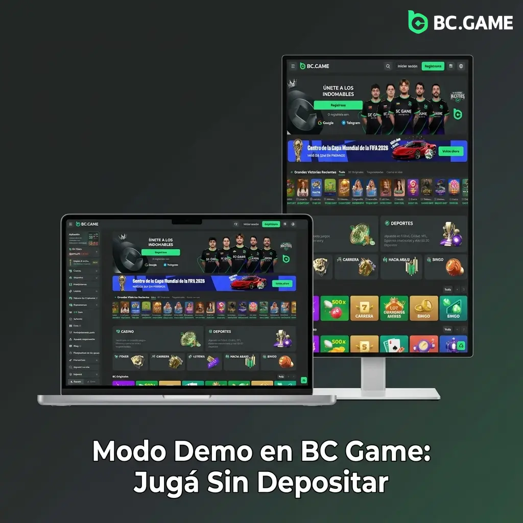 Modo demo en BC Game: jugá slots y fast games sin depositar ni crear cuenta, con créditos virtuales y RNG real.