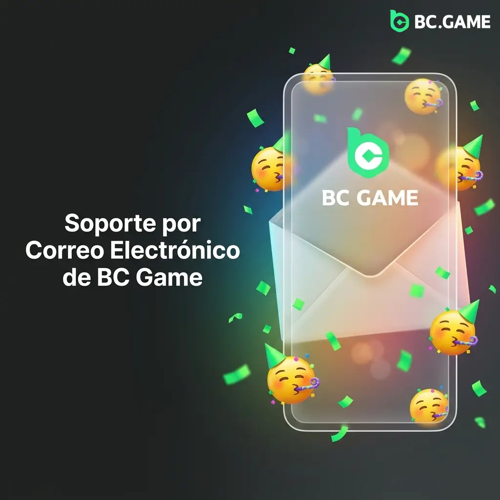 Soporte por correo electrónico de BC Game: contacto oficial en support@bc.game para consultas y reclamos